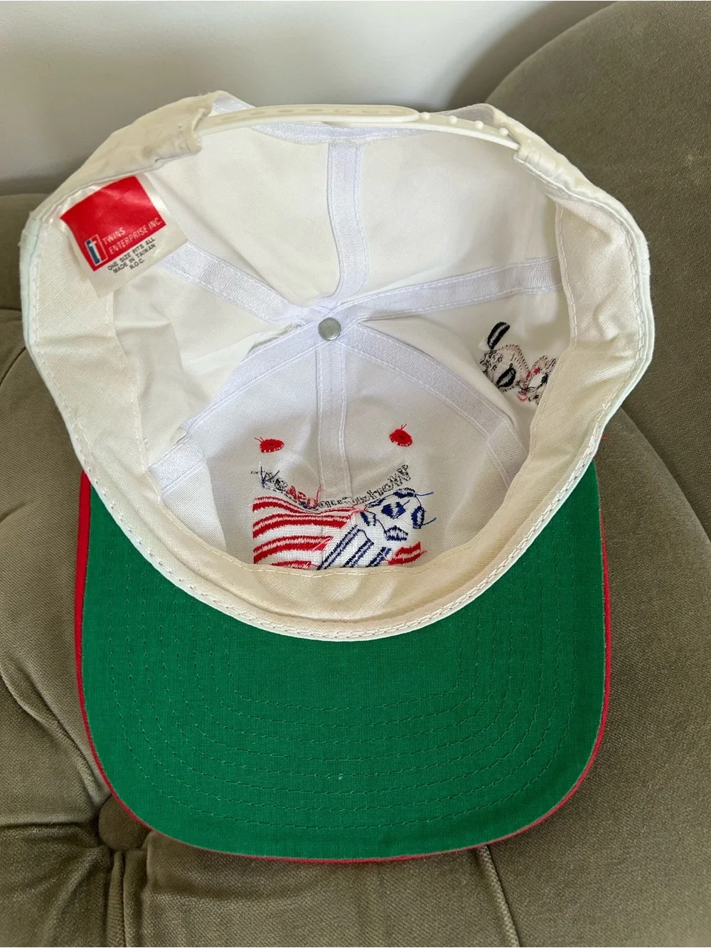 Vintage 1994 USA FIFA World Cup Hat Snapback Cap 90s Twins Enterprise Striker